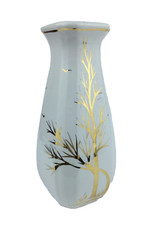 Vaso In Ceramica Decoro Oro