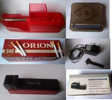 MACCHINETTA PER SIGARETTE ELETTRICA + 3 KIT MANUALI