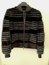 pelliccia visone nero