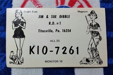 HAM CB RADIO QSL Trading Card