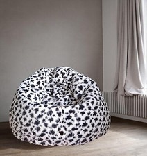 Pelliccia stampa mucca sacco