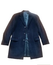 Capotto Nero Taglia IT 52 Da Uomo Brand Velluto Duca Visconti Di Mondrone