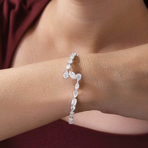 Bracciale oro bianco - bracciale,