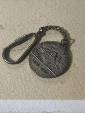 Portachiavi Con Medaglia Distretto Militare Bari 1870/1967 Argento 800