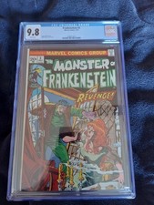 Marvel IL MOSTRO DI FRANKENSTEIN n. 3 (1973) CGC 9,8 pagine bianche come nuove 