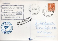 Busta con timbro della nave da