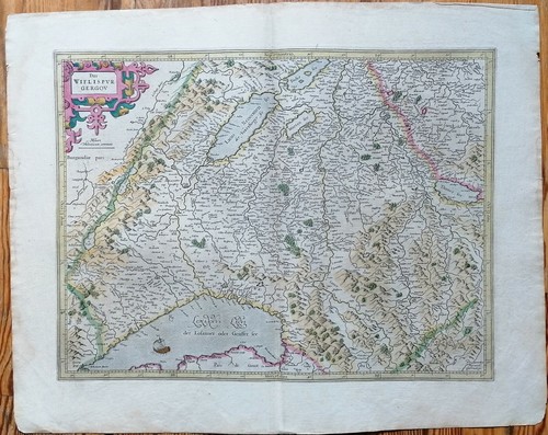 Mercator cartolina incisione