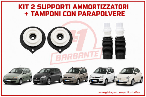 Kit supporti ammortizzatori - kit,