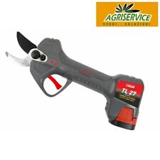 Forbice per potatura a batteria LISAM TL 27 valigia 2 batterie 16,8V 2Ah fodero