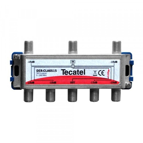 Derivador salidas conector f - 6,