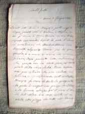 Lettera del 1871 - , fermo