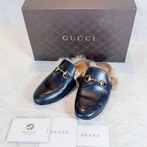Gucci pantofole pelliccia - pantofole, in