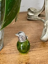 Antique Green Glass Perfume