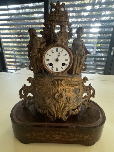 Antico orologio tavolo in - orologio,