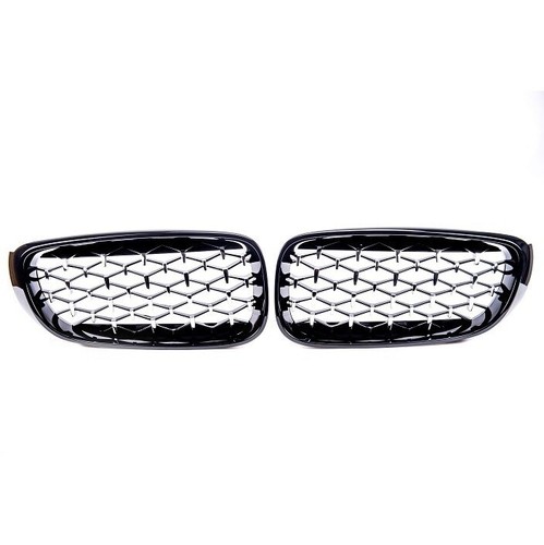 Calandre noir brillant spots - calandre,