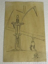 Quadro WIFREDO LAM su carta