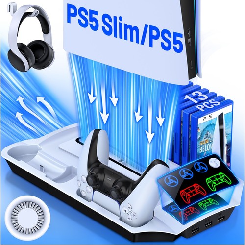 Supporto ps5 con ventola - ventola,