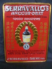 Insegna vintage Serravallo