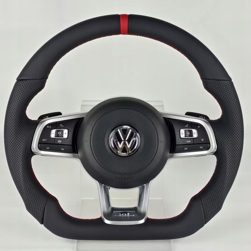 Volant sport cuir perforé - cuir,