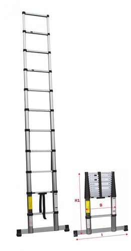 Scala telescopica alluminio