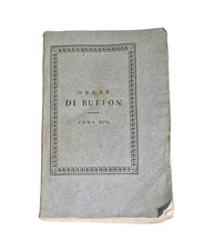 Libro Antico Opere di Buffon