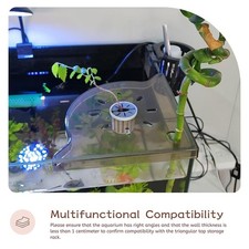 Mensola angolare per acquario, decorazione per la casa, supporto in corallo