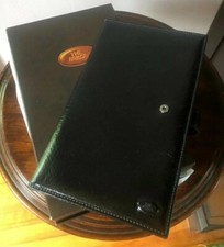 Portafoglio porta carte The Bridge in pelle nero