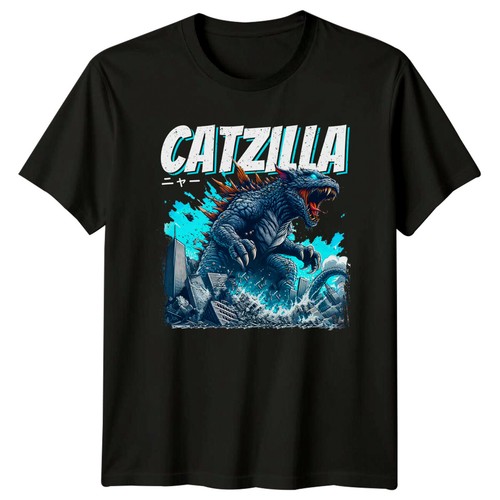 Shirt parodia catzilla - t-shirt,