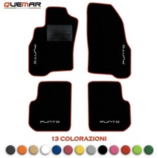 QUEMAR Kit Tappetini Auto per Fiat PUNTO EVO dal 2009 Set Tappeti PERSONALIZZATI