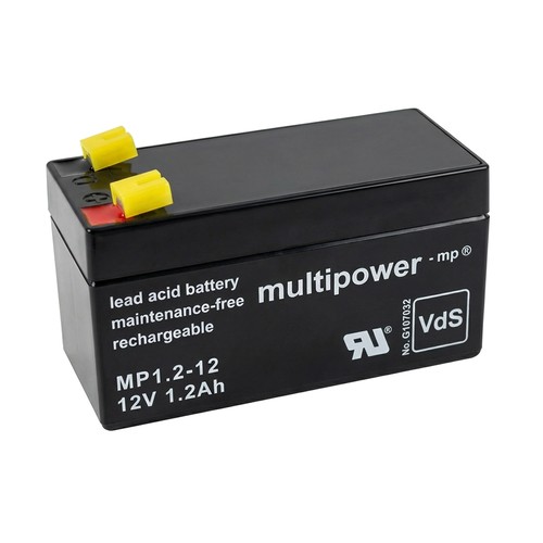 Multipower mp1 12v - mp1.2-12, 1,2ah