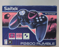 Saitek RUMBLE Force P2600 Controller Gamepad - Connessione USB con scatola originale 