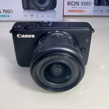 Canon EOS M10 fotocamera digitale mirrorless con obiettivo 15-45 mm Wi-Fi integrato nero