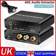 Adattatore convertitore HDMI ARC 3,5mm estrattore audio digitale DAC a RCA coassiale SPDIF