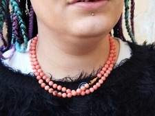 ANTICA COLLANA IN PERLE DI