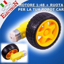 MOTORE 1:48 + RUOTA RICAMBIO x