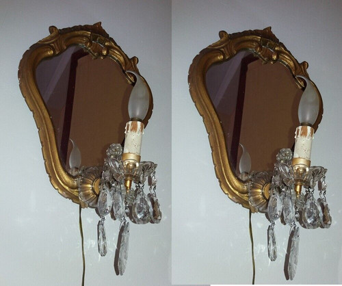 Coppia applique epoca - coppia, d'epoca