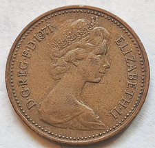 Penny 1P Elisabetta II Regno
