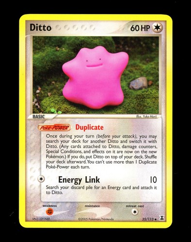 2005 pokemon ditto delta - pokemon, ex