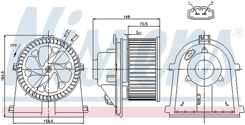 Soffiatore interno per - , vw