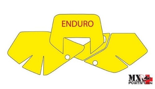 Kit adesivi portanumero suzuki - adesivi,