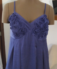 ABITO BRETELLINE REGOLABILI " SCERVINO STREET "  BLU TAGLIA 42 (s1)