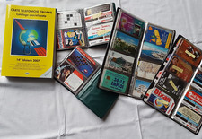 LOTTO SCHEDE TELEFONICHE SIP 4 ALBUM + LIBRO CARTE TELEFONICHE ITALIANE GRECIA