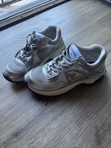 Chanel runner sneaker silver - sneaker,
