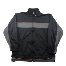Nike Vintage 90s Track Jacket Grey Orange Dark Grey M