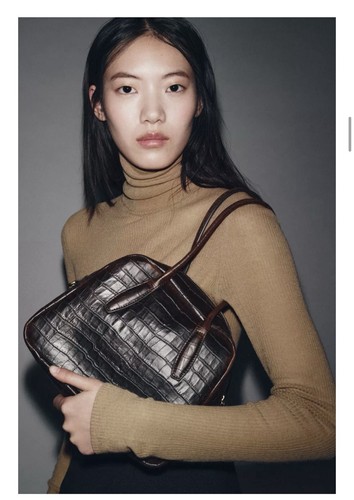 Borsa bowler zara pelle - bowler,