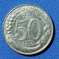 MONETA 50 LIRE PICCOLA DEL