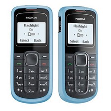 Telefono originale Nokia 1202 blu sbloccato 2G GSM 900/1800 altoparlante mini SIM