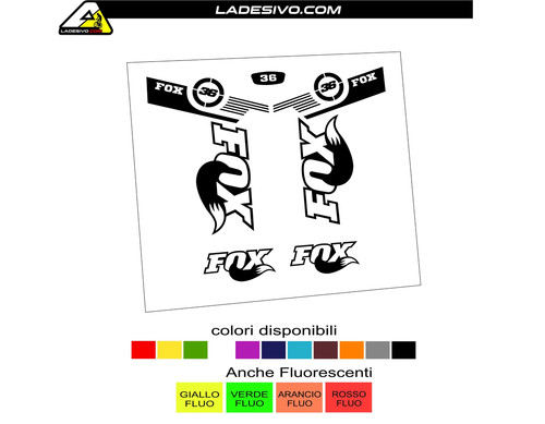 Kit adesivi fox per - fox, 36