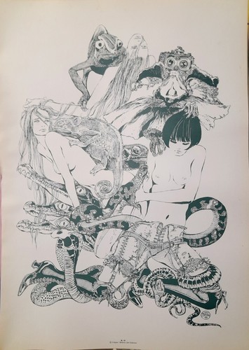 Crepax poster valentina - crepax,