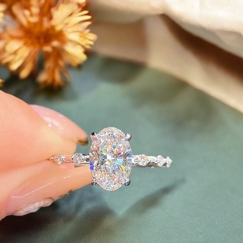 Anello oro bianco 18k - bianco, diamanti